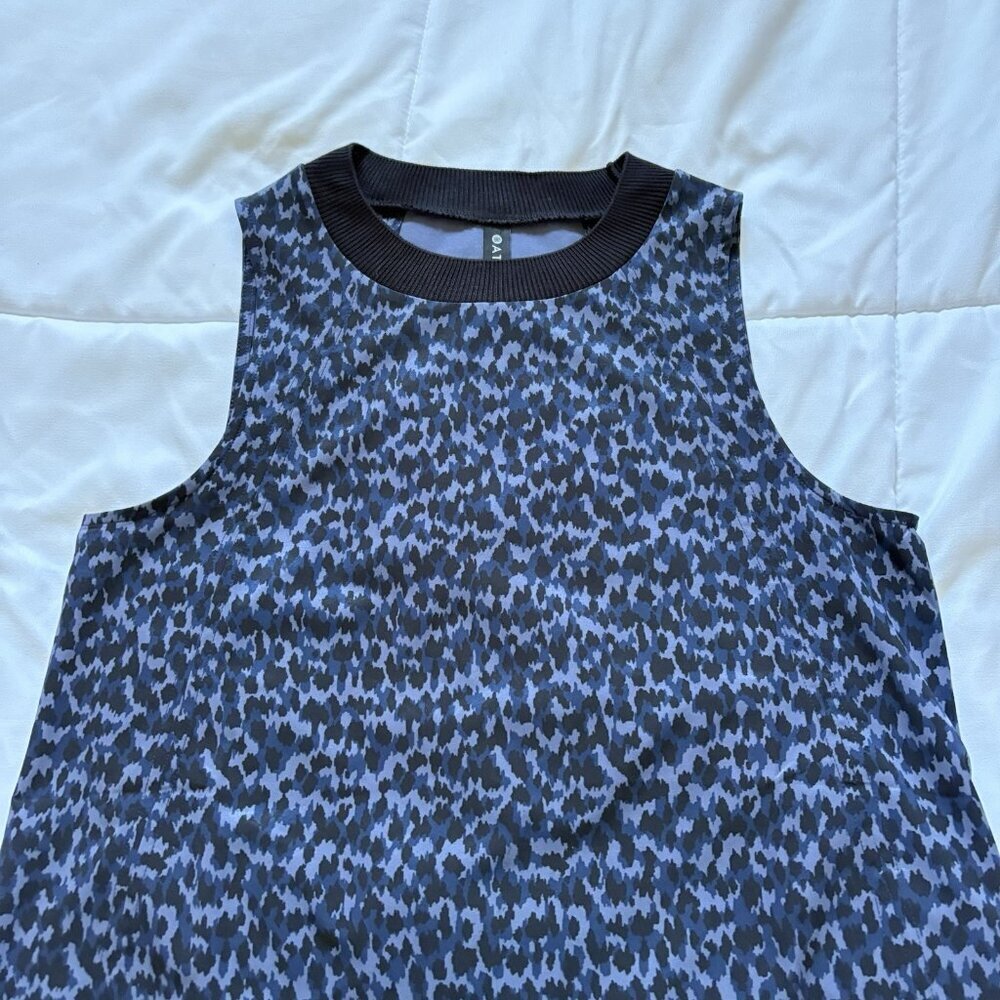 Athleta‎ Womens Size XS Spotted Tank Top Sleeveless Round Neck Yoga Activewear - Picture 2 of 7